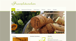 Desktop Screenshot of franzhaeuschen.de